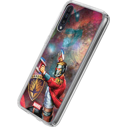 Marvel Star-Lord Cosmic Commander Galaxy A50 Clear Case